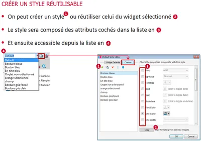 Axure Créer un style réutilisable