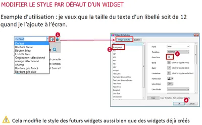 Axure - Style par défaut