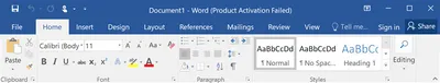 ribbon microsoft word en responsive design 